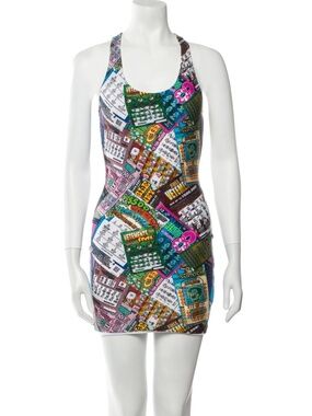 Vetements Lottery Mini Dress XS